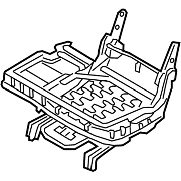 Hyundai 89500-S2000-NNB Frame Assembly-RR Seat CUSH, LH