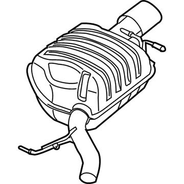 BMW 18-10-7-841-940 Rear Muffler Right