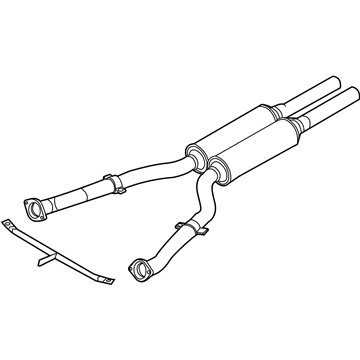 BMW 18-30-7-537-344 Exhaust Pipe