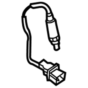 BMW 11-78-7-561-410 Oxygen Sensor, Black