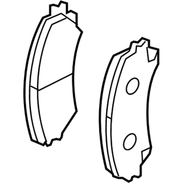 Infiniti D1060-6HH0C Pad Kit-Disc Brake, Front