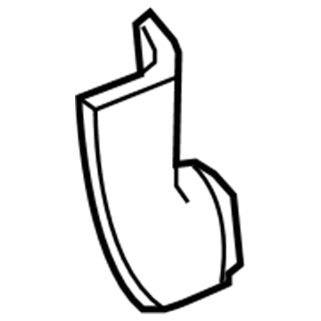 Honda 83163-SNA-A01ZC Lining, L. Cowl Side *NH167L* (GRAPHITE BLACK)