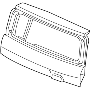 Honda 68100-SCV-A90ZZ Tailgate (DOT)