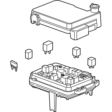 GM 84080470 Fuse Box