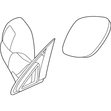 Mopar 1QL201RHAA Outside Rearview Power Mirror