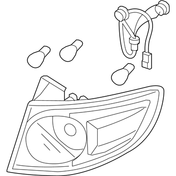 Hyundai 92401-0W500 Lamp Assembly-Rear Combination Outside, LH