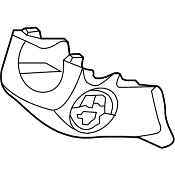 Kia 84852D4200WK SHROUD-Steering Column