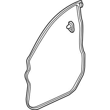 Acura 72350-TZ3-A01 Weatherstrip Left, Front Door