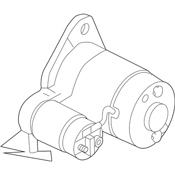 Nissan 2330M-JA01ARW Motor Assembly-Starter REMAN