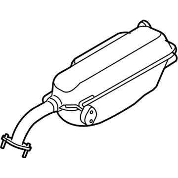 Hyundai 28730-1E450 Rear Muffler Assembly