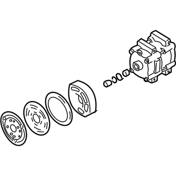 Nissan 92620-7B000 Compressor Wo Cl