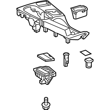 Lexus 58804-76040 Panel Sub-Assembly, Console