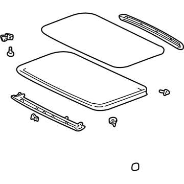 Toyota 63201-42020-B1 Sunroof Panel