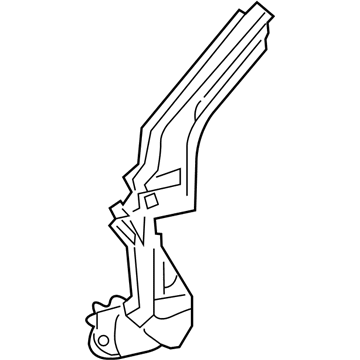 Lexus 61106-50030 Reinforce Sub-Assy, Front Body Pillar, Upper RH