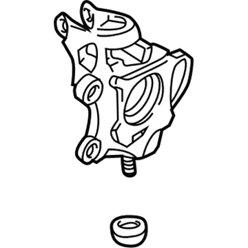 Acura 52215-SL0-315 Carrier, Left Rear Hub