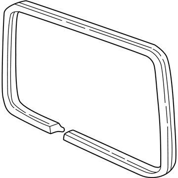 GM 10353840 Weatherstrip Asm-Rear Side Door Window