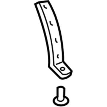 Honda 74192-S9V-A10 Rubber, L. Hood Seal