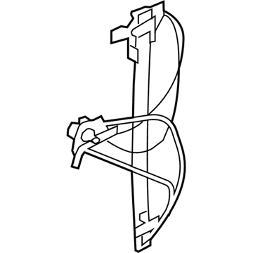 Ford 6C2Z-1523201-BA Window Regulator