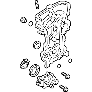 Kia 213502E021 Cover Assembly-Timing Chain