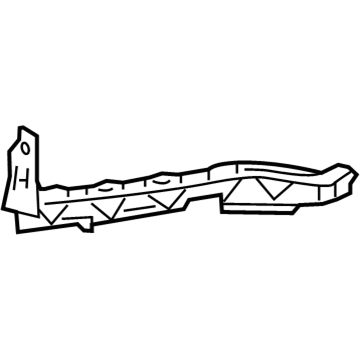 Honda 71190-TP6-A01 Beam, L. FR. Bumper (Upper)
