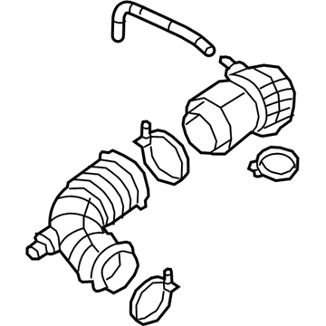 Hyundai 28140-F3700 Hose Assembly-Air Intake