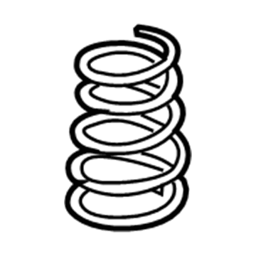 Lexus 48231-33701 Spring, Coil, Rear