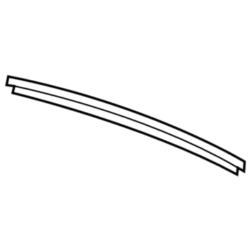 BMW 51-35-7-370-320 Window Guide Web Cover Right