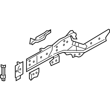 Infiniti 75130-4GA0A Closing Plate-Front Side Member, RH