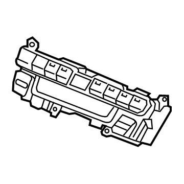 Honda 79600-THR-A42ZA Control Assembly, Automatic Air Conditioner (Graphite Gun Metallic)