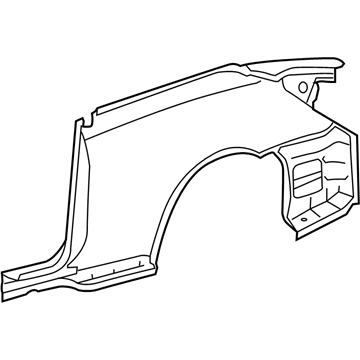 Toyota 61601-06120 Quarter Panel Assembly