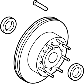 Ford CC3Z-1102-B Hub & Rotor