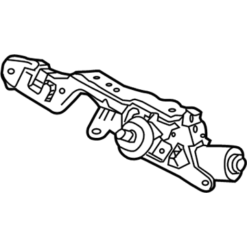 Hyundai 98700-2E001 Rear Wiper Motor & Linkage Assembly