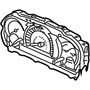Honda 78100-S9V-A12 Meter Assembly, Combination