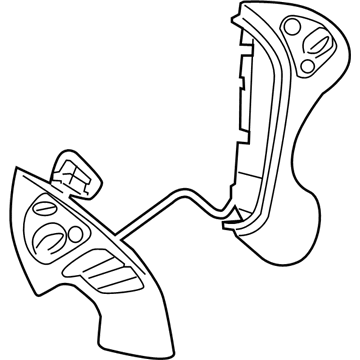 Nissan 25550-3KA0A Switch Assy-Steering