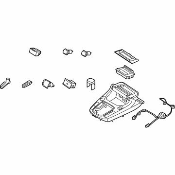 Kia 84606Q5KA0DHV UPR Cover Assembly-Floor