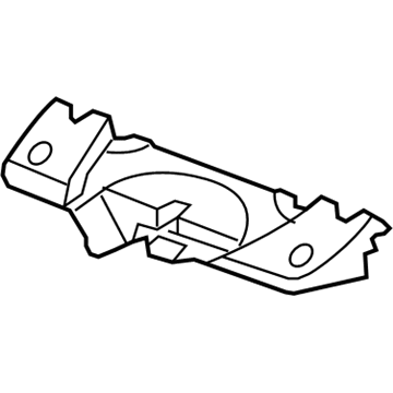 GM 10346636 Upper Baffle