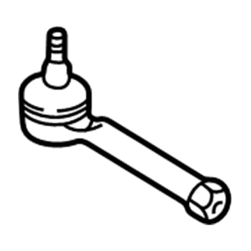 Kia 0K55232280 Tie Rod End Assembly, RH