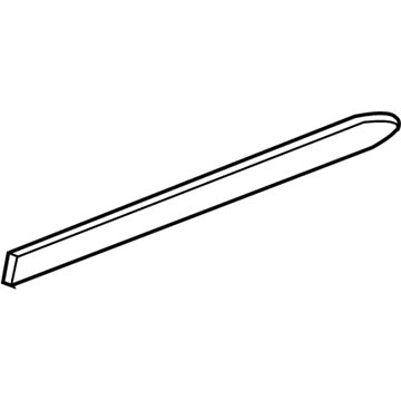 Mopar 55077979AA Molding-Rear Door