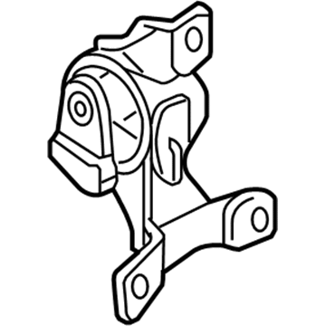 Honda 50805-SCV-A01 Rubber Assy., Transmission Mounting (MT)