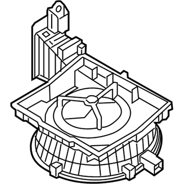 Hyundai 97111-C2010 Case-Blower, Upper