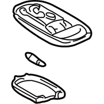 Toyota 81240-02030-E2 Dome Lamp Assembly