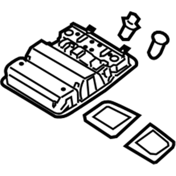 Hyundai 92800-3J130-OR Overhead Console Lamp Assembly