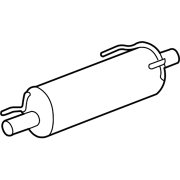 Mopar 55366105AC MUFFLER-Exhaust