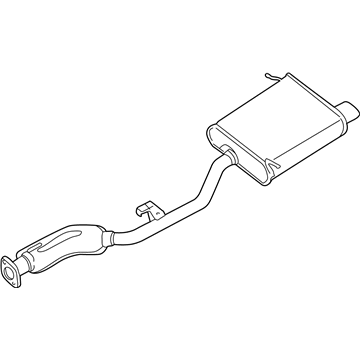 BMW 18-10-1-433-388 Rear Muffler