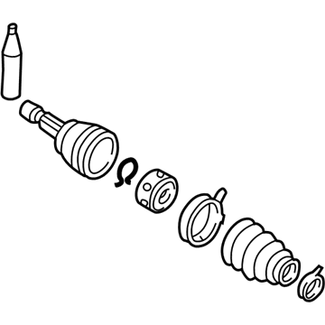 Nissan 39241-7Y025 Repair Kit-Dust Boot, Outer