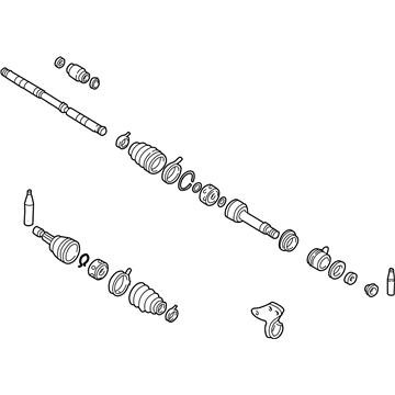 Nissan 39100-8J115 Shaft Assy-Front Drive, RH