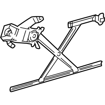 Mopar 55256418AN Front Passenger Side Window Regulator