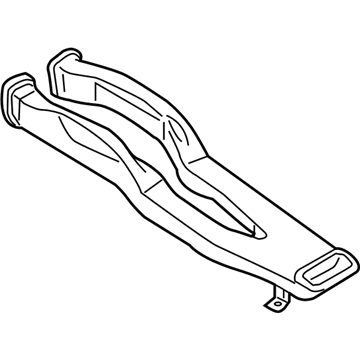 Infiniti 27931-1BA0A Duct-Heater Floor