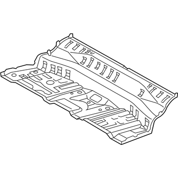 Toyota 57605-74010 Center Floor Pan