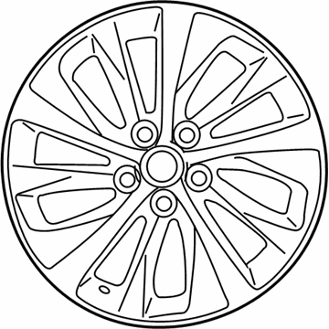 Lexus 42611-50A00 Wheel, Disc